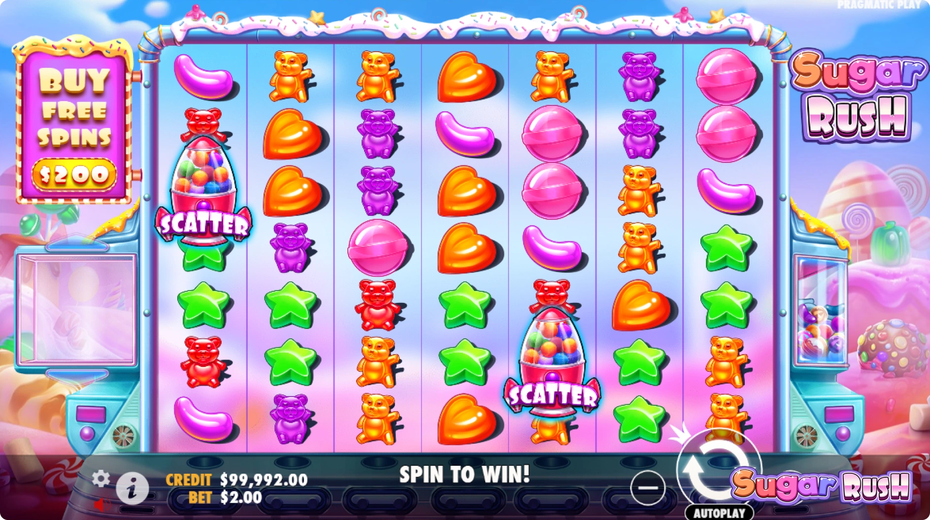 Try Your Luck at Sugar Rush